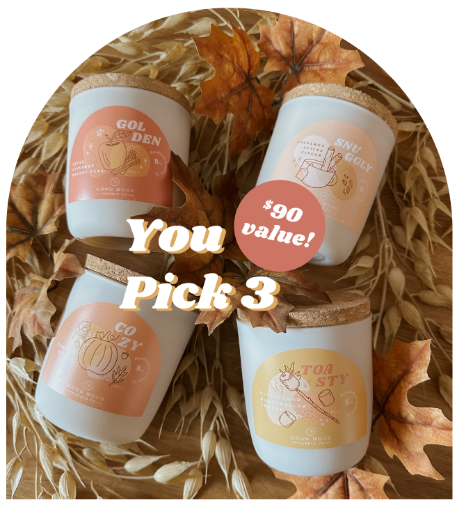 You-Pick 3 Fall Candle Bundle