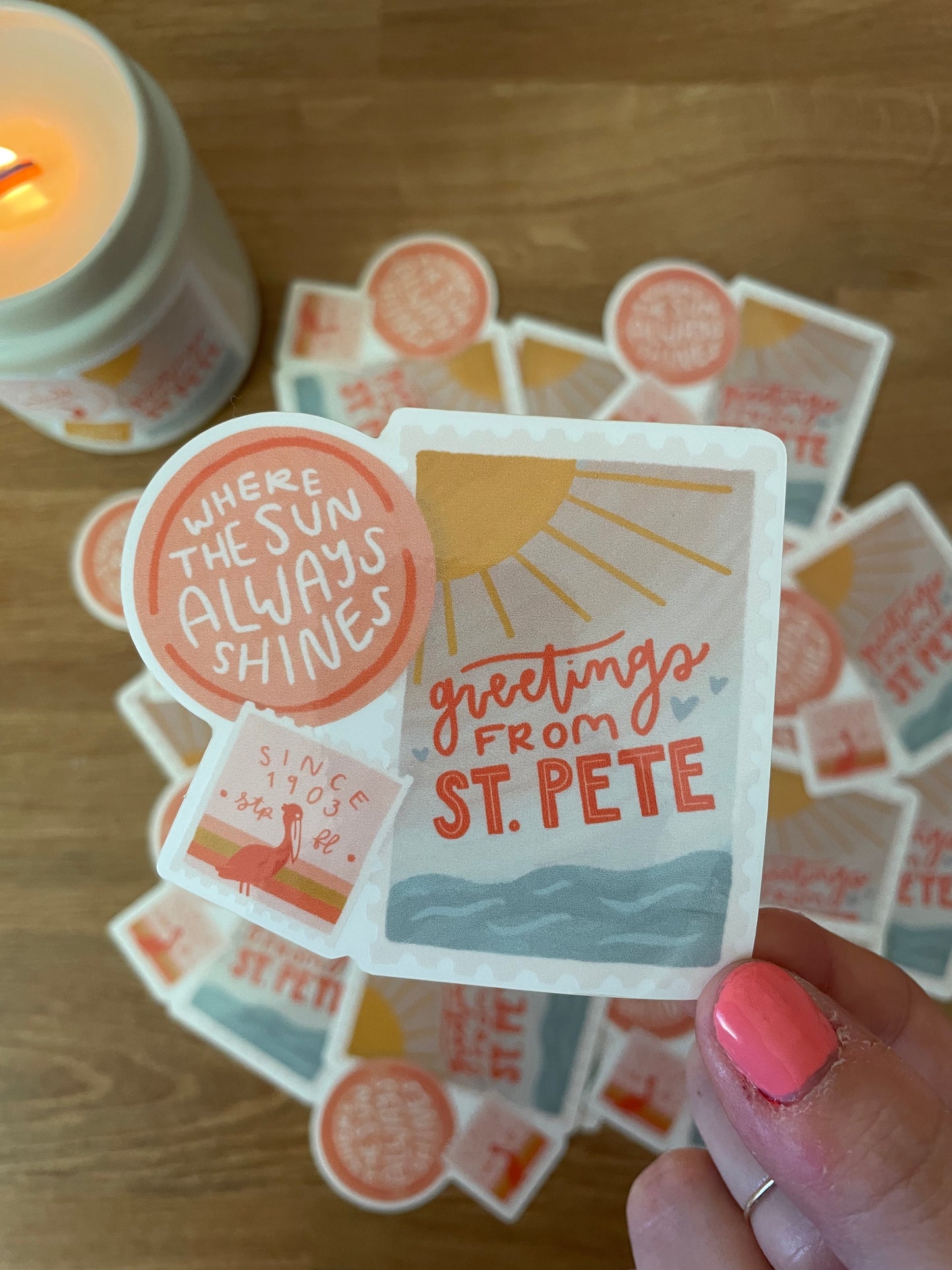 Greetings From St. Pete Sticker